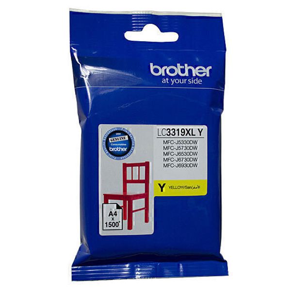 Brother LC3319XLY High Yield Yellow Ink Cartridge LC-3319XLY