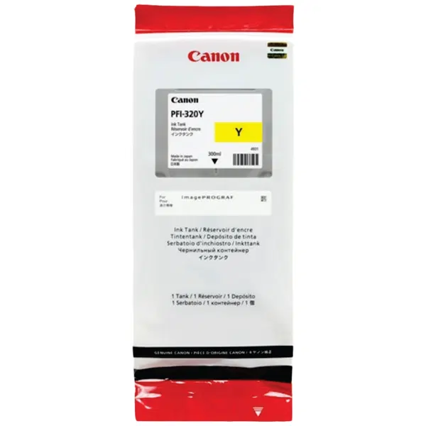 Canon PFI320Y Yellow Ink Cartridge PFI320Y