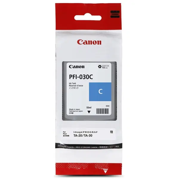 Canon PFI030C Cyan Ink Tank PFI-030C