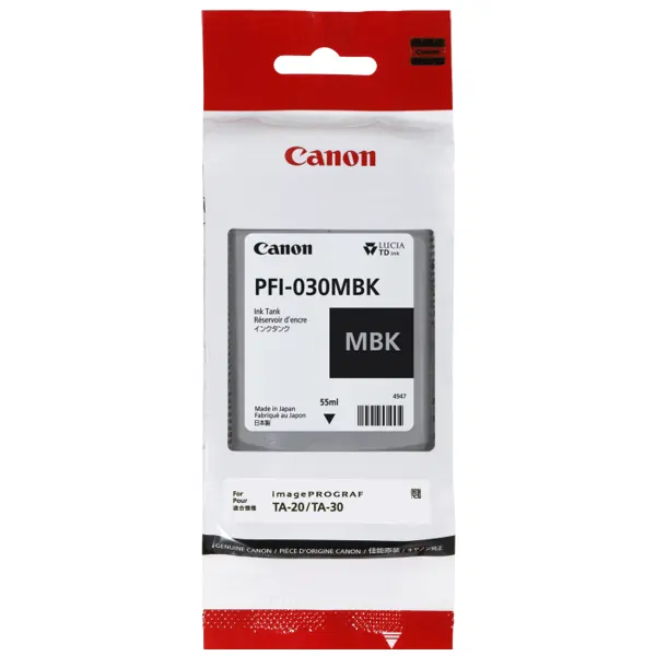 Canon PFI030 Matte Black Ink Tank PFI-030MBK