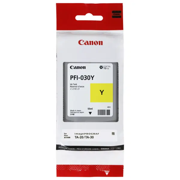 Canon PFI030 Yellow Ink Tank PFI-030Y