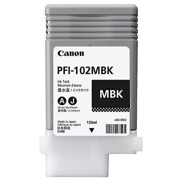 Canon PFI102MBK Matte Black Ink Cartridge PFI102MBK
