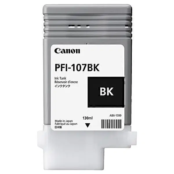 Canon PFI107BK Black Ink Cartridge PFI107BK