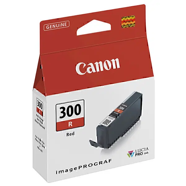 Canon PFI300R Red Ink Cartridge PFI300R
