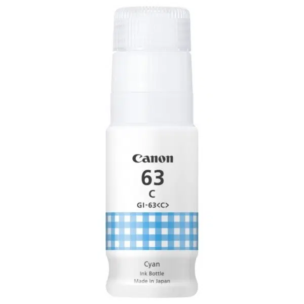 Canon GI63C Cyan Ink Bottle GI63C