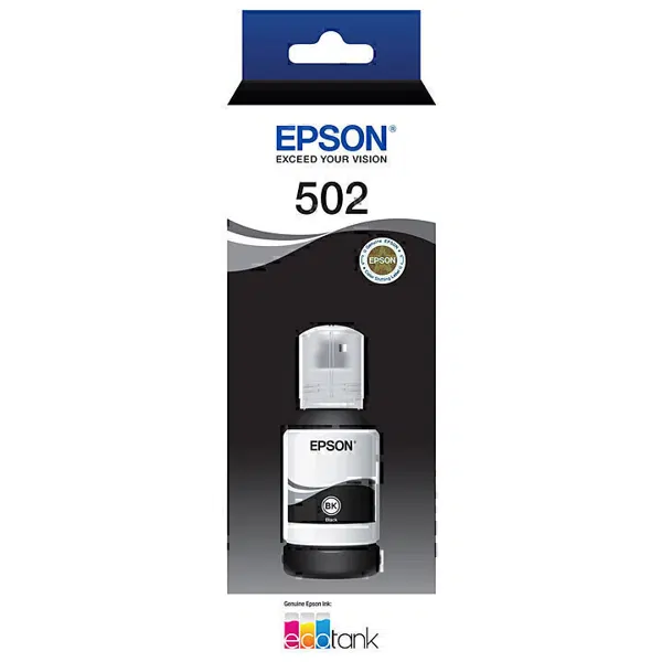 Epson T502 Black EcoTank Ink Bottle C13T03K192