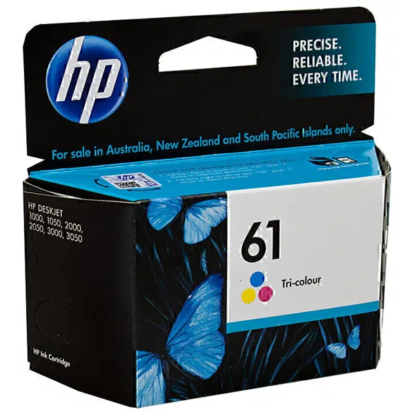HP #61 Tri Colour Ink Cartridge CH562WA
