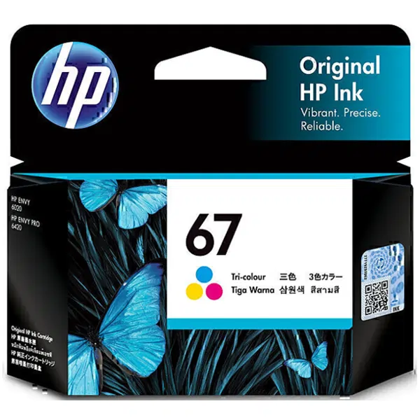 HP #67 Tri Colour Ink Cartridge 3YM55AA