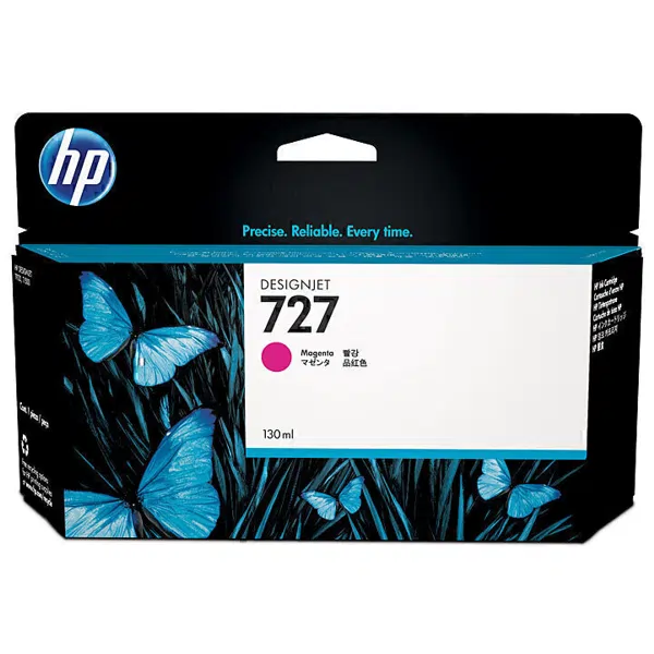 HP #727 130ml Magenta Ink Cartridge B3P20A