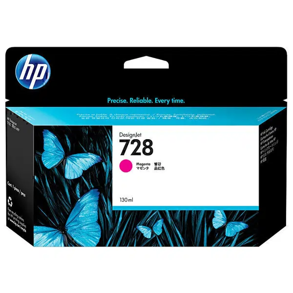 HP #728 130ml Magenta Ink Cartridge F9J66A