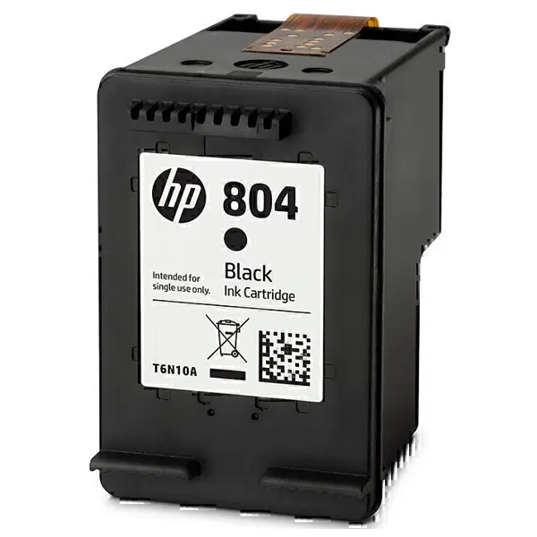 HP #804 Black Ink Cartridge T6N10AA