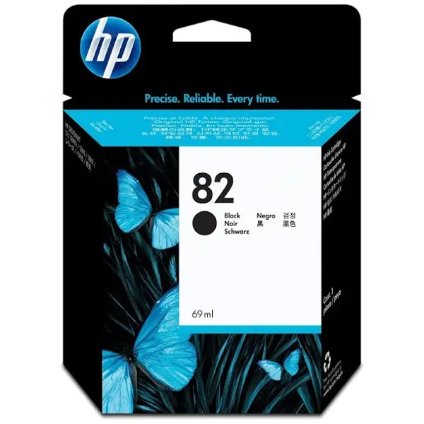 HP #82 Black Ink Cartridge CH565A