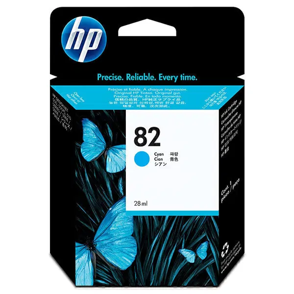 HP #82 Cyan Ink Cartridge C4911A