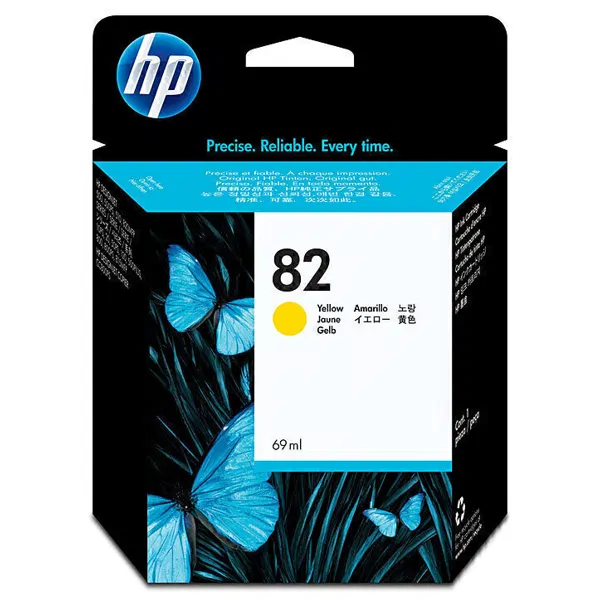 HP #82 Yellow Ink Cartridge C4913A