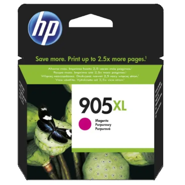 HP #905XL High Yield Magenta Ink Cartridge T6M09AA