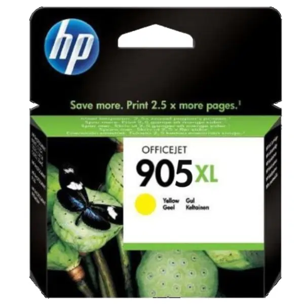HP #905XL High Yield Yellow Ink Cartridge T6M13AA