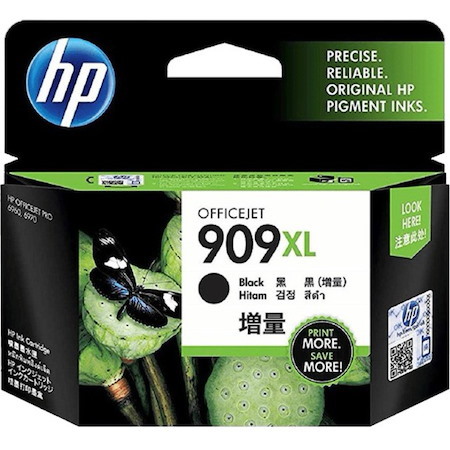 HP #909XL High Yield Black Ink Cartridge T6M21AA