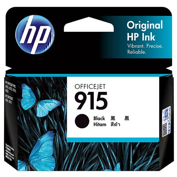 HP #915 Black Ink Cartridge 3YM18AA