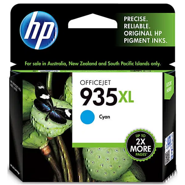 HP #935XL Cyan High Yield Ink Cartridge C2P24AA