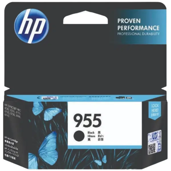 HP #955 Black Ink Cartridge L0S60AA