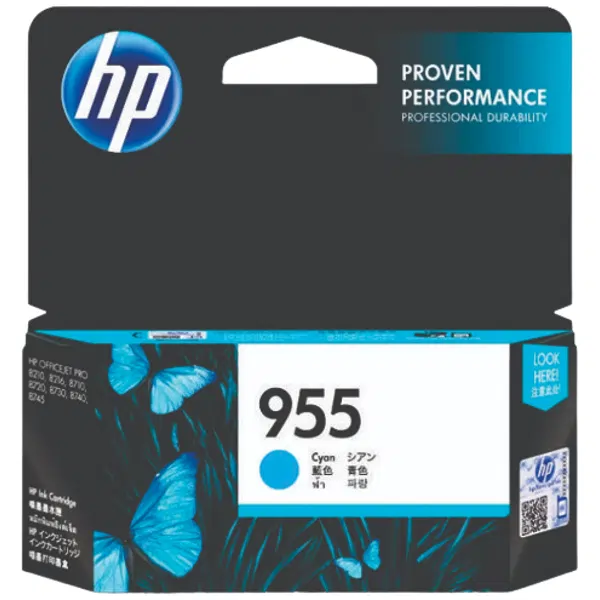 HP #955 Cyan Ink Cartridge L0S51AA
