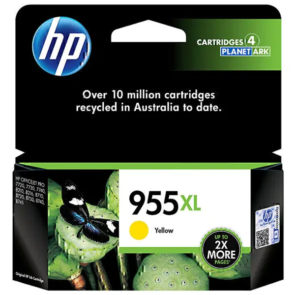 HP #955XL Yellow High Yield Ink Cartridge L0S69AA