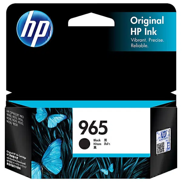 HP #965 Black Ink Cartridge 3JA80AA