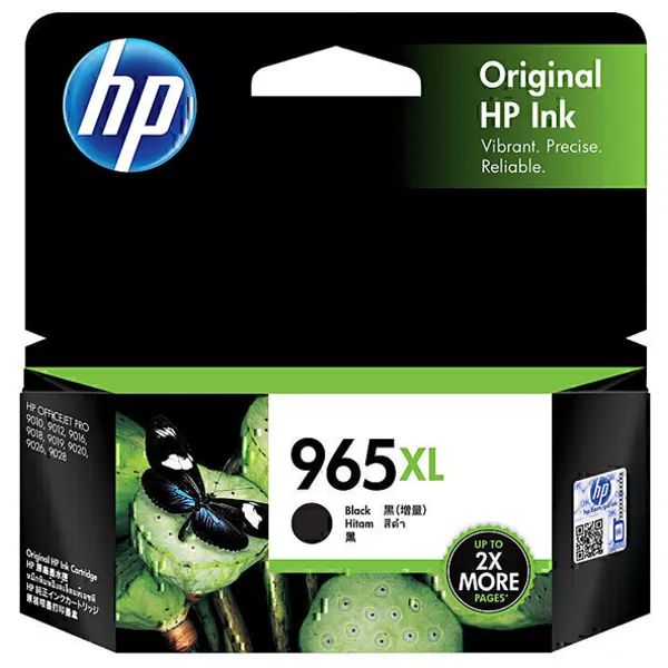 HP #965XL Black High Yield Ink Cartridge 3JA84AA