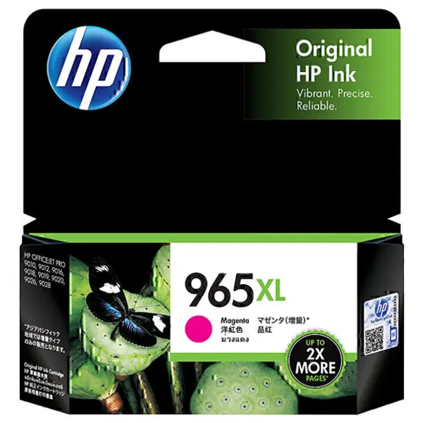 HP #965XL Magenta High Yield Ink Cartridge 3JA82AA