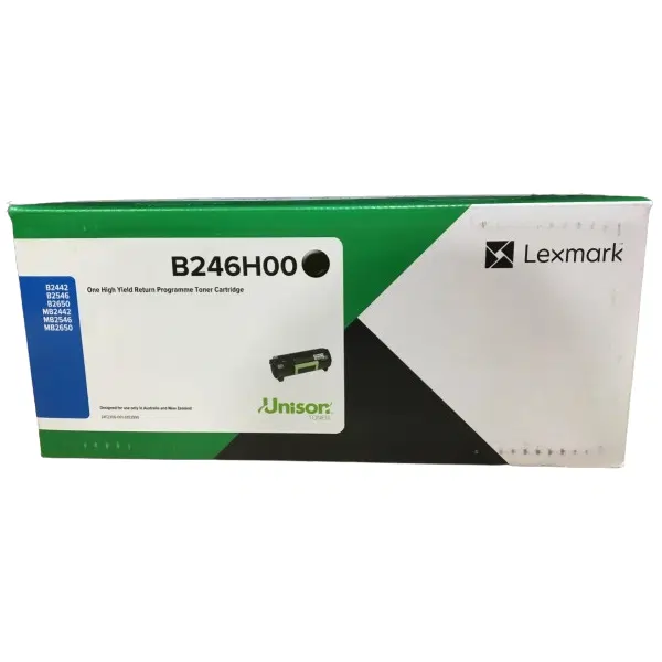 Lexmark B246 High Yield Black Toner Cartridge B246H00