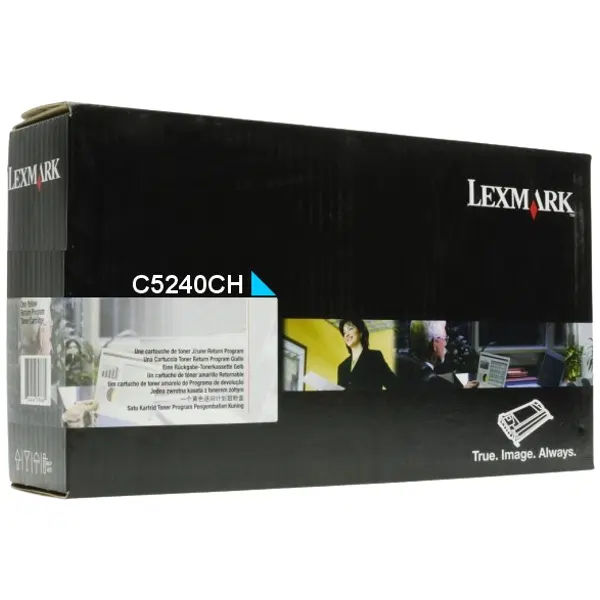 Lexmark C5240CH High Yield Cyan Toner Cartridge C5240CH