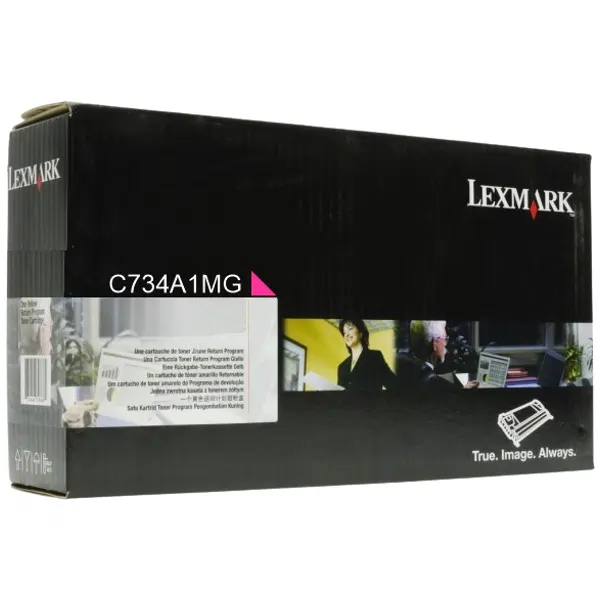 Lexmark C734A1MG Magenta Toner Cartridge C734A1MG