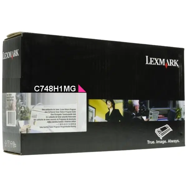 Lexmark C748H1MG High Yield Magenta Toner Cartridge C748H1MG