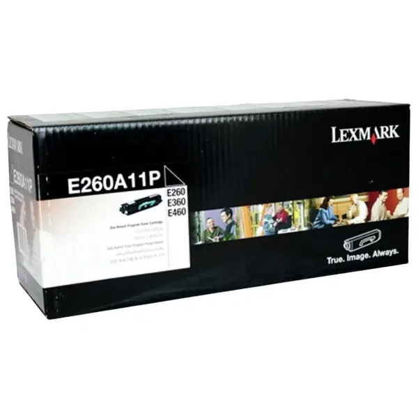 Lexmark E260A11P Black Toner Cartridge E260A11P