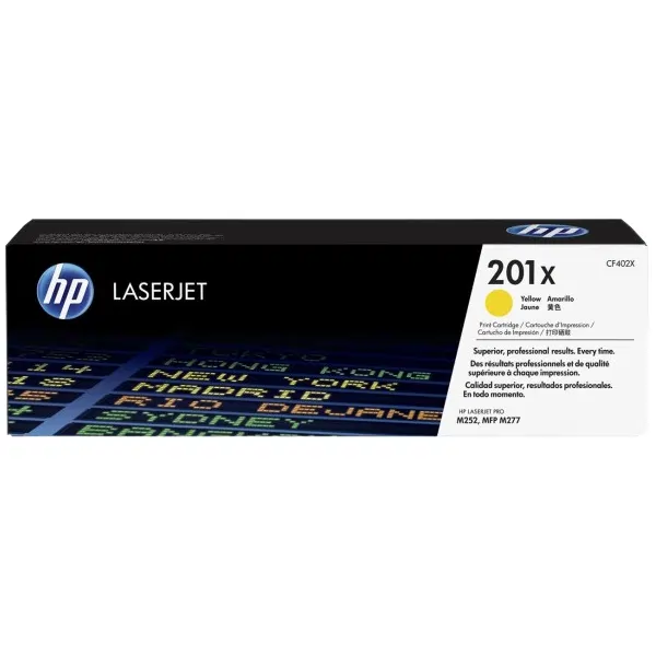 HP #201X Yellow Toner Cartridge CF402X