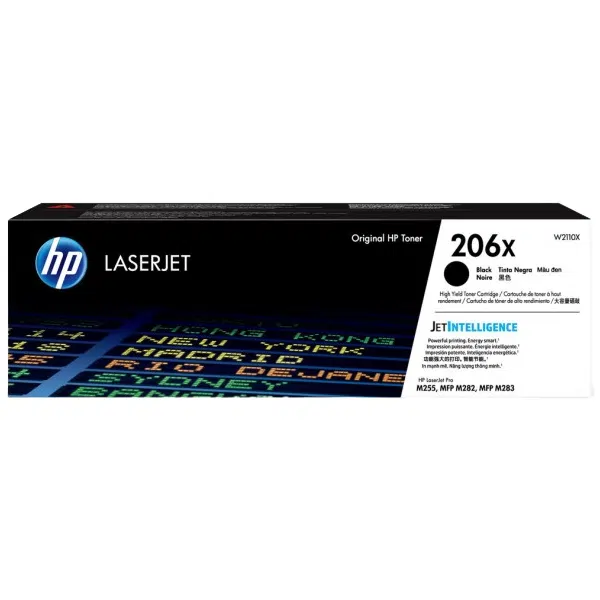 HP #206X Black Toner Cartridge W2110X