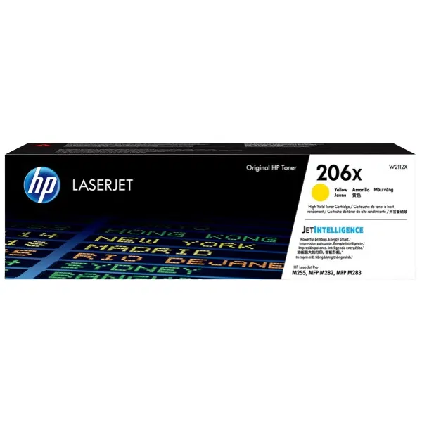 HP #206X Yellow Toner Cartridge W2112X