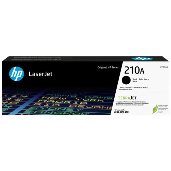 HP #210A Black Toner Cartridge W2100A