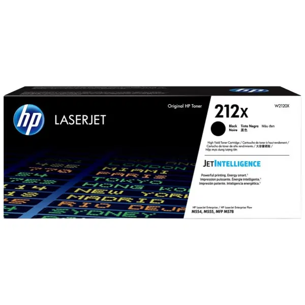 HP #212X Black Toner Cartridge W2120X