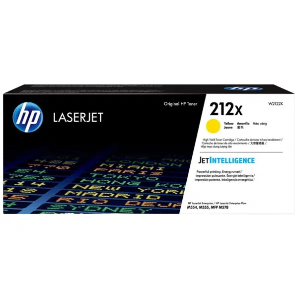 HP #212X Yellow Toner Cartridge W2122X