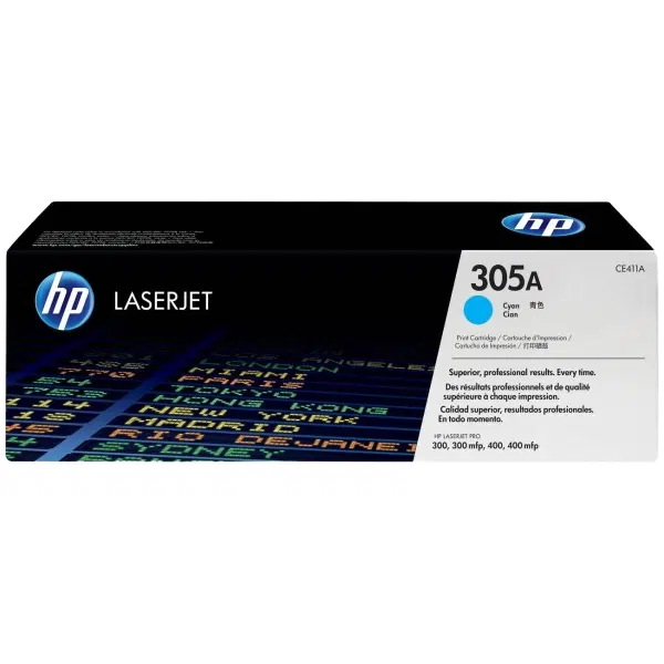 HP #305A Cyan Toner Cartridge CE411A