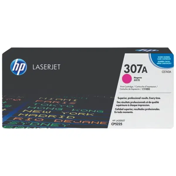 HP #307A Magenta Toner Cartridge CE743A