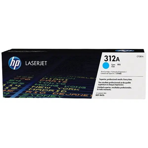 HP #312A Cyan Toner Cartridge CF381A