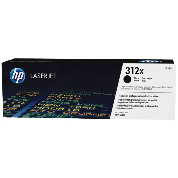 HP #312X Black Toner Cartridge CF380X