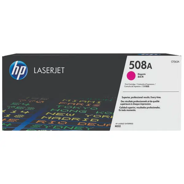 HP #508A Magenta Toner Cartridge CF363A