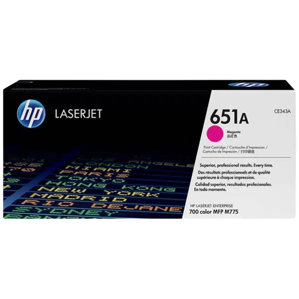 HP #651A Magenta Toner Cartridge CE343A