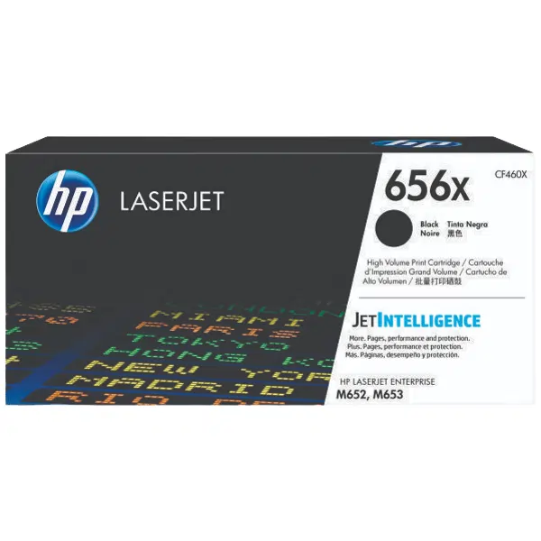HP #656X Black Toner Cartridge CF460X