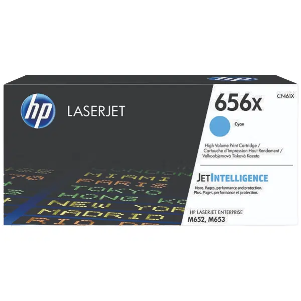 HP #656X Cyan Toner Cartridge CF461X