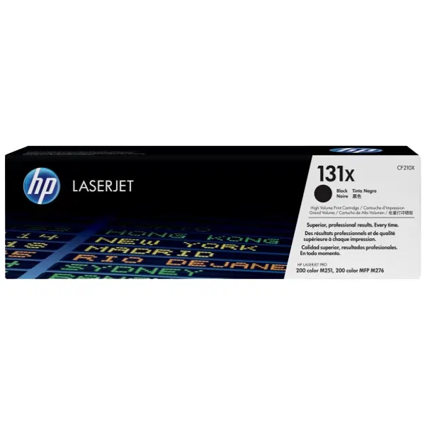 HP #131X Black Toner Cartridge CF210X