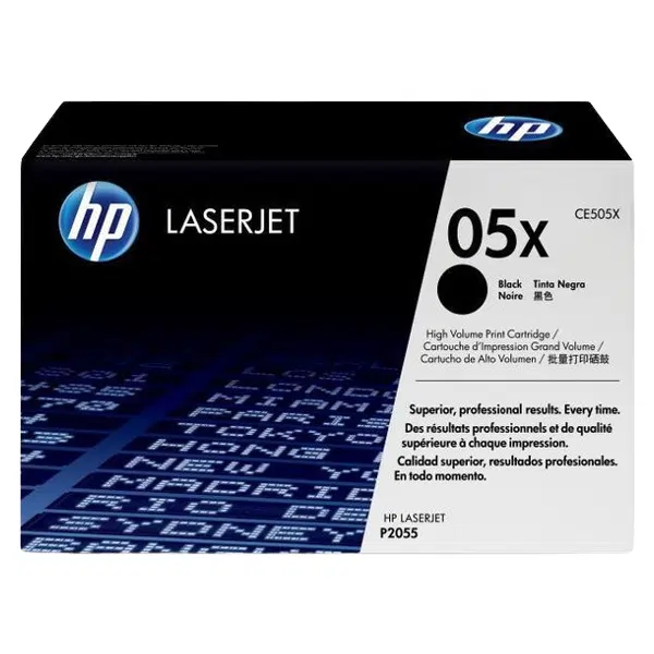 HP #05X Black Toner Cartridge CE505X